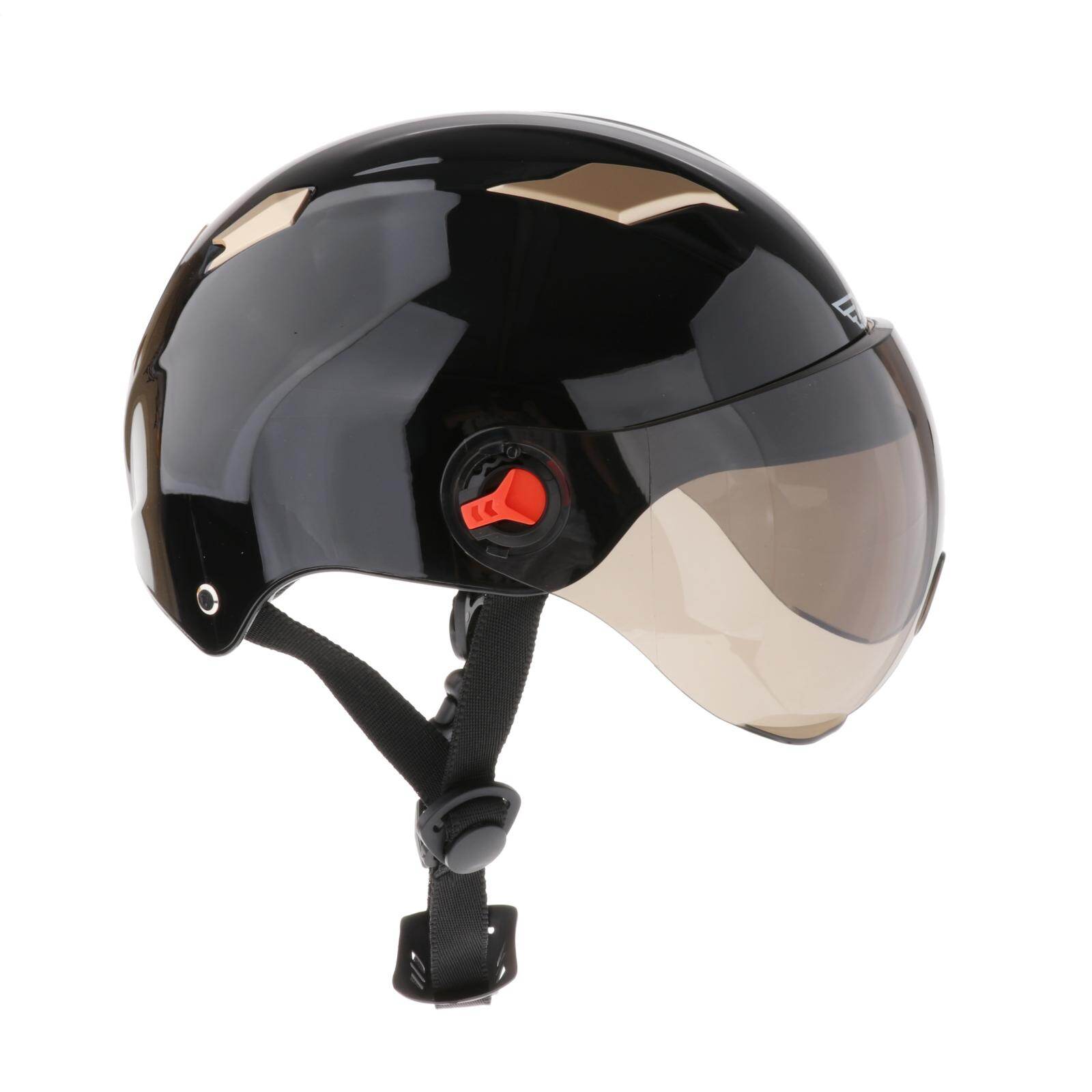 Baoblaze Mũ Bảo Hiểm Nửa Đầu Xe Máy Mũ Bảo Hiểm Đầu Máy Xe Đạp Điện Cho Nam Và Nữ Mũ Bảo Hiểm Nửa Đầu Xe Đạp Mô Tô Nhẹ Mùa Hè