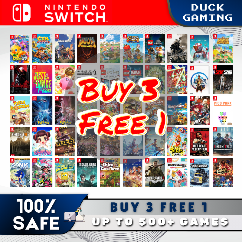 Nintendo Switch Digital Download l Cheap games l Games2 murah l NOT Jailbreak/Crack!!! (List 4) Harga 28 Ringgit*Penghantaran Percuma
