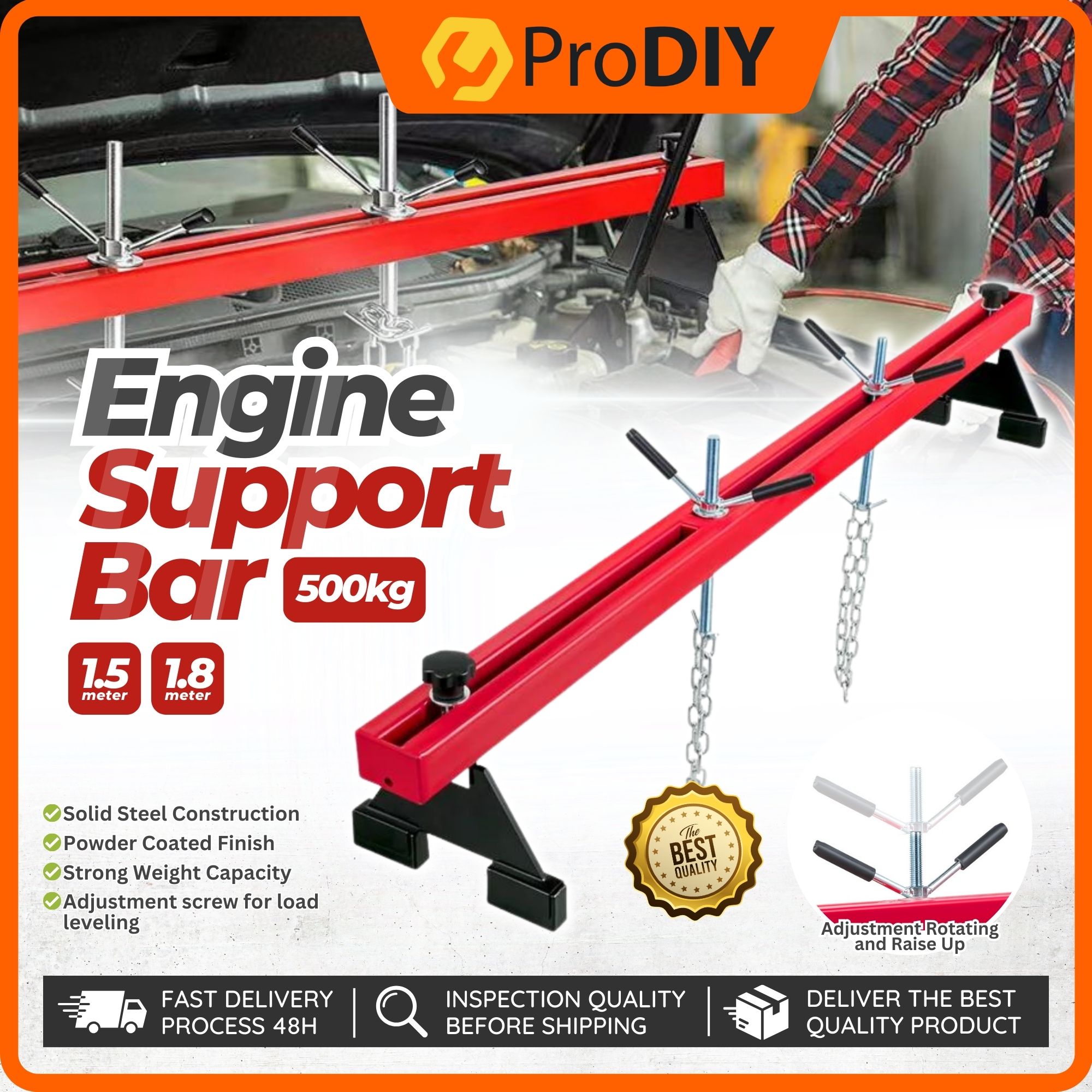 Engine Holder Dropship VEVOR Engine Support Bar 1100 Lbs Capacity ...