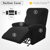 FORCHEER Recliner Sofa Cover 1-Seater Stretch Recliner Sofa Slipcover 2/3 Seater Relax Armchair Lazyboy Cover Washable