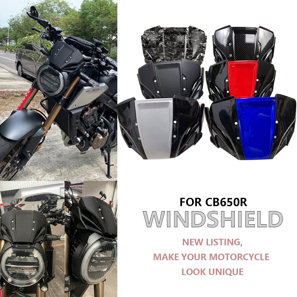 Kính chắn gió xe máy honda cb650r 2019 2020 2021 cbr650r phụ kiện chắn gió màn hình trước