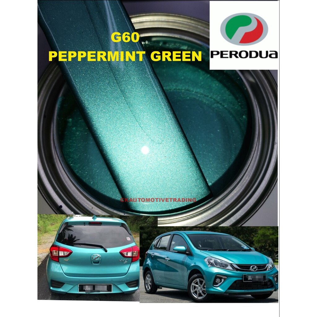 Toyota Radiant Green 2py 6w9 Cat Bancuh Cat Kereta 2k Paint Lazada