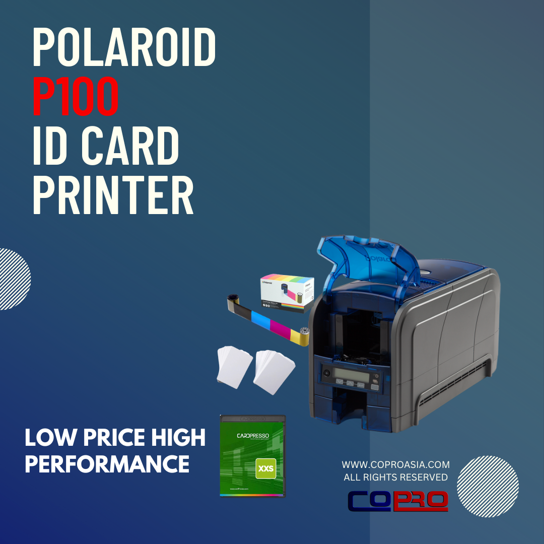 Polaroid P100 PVC Card Student and Staff ID Printer Entry Level