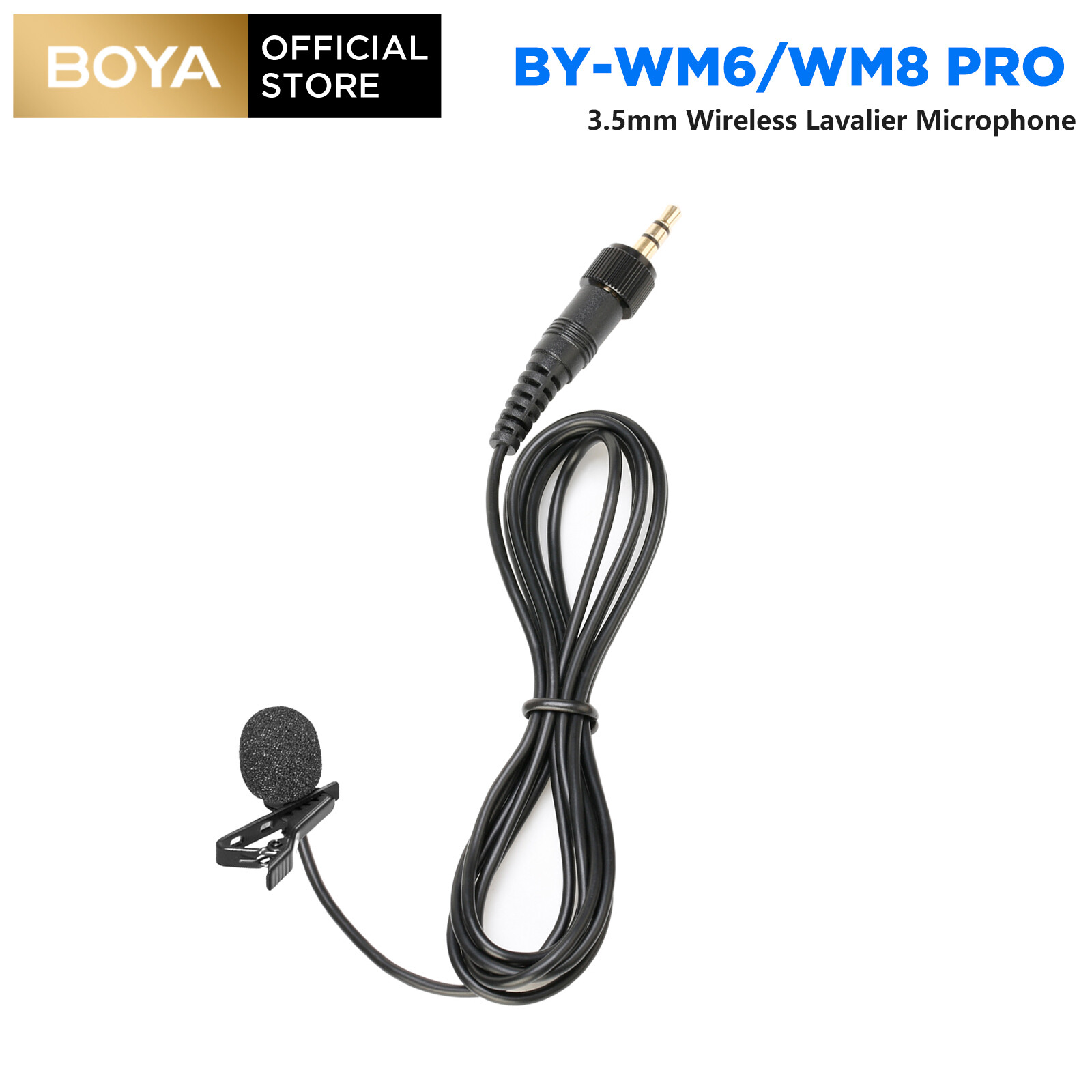 Boya lavalier microphone cho by-wm6 by-wm8 không dây lavalier hệ thống mic