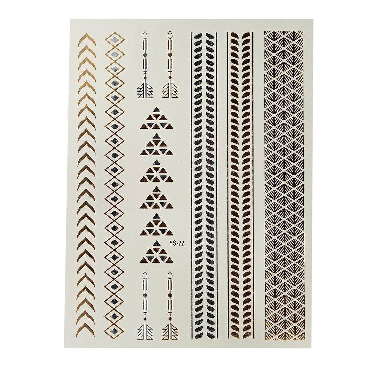 Temporary Metallic Bronzing Sticker Flash Sticker Inspired Sheet Ys 22 Style Buy Sell Online Best Prices In Srilanka Daraz Lk