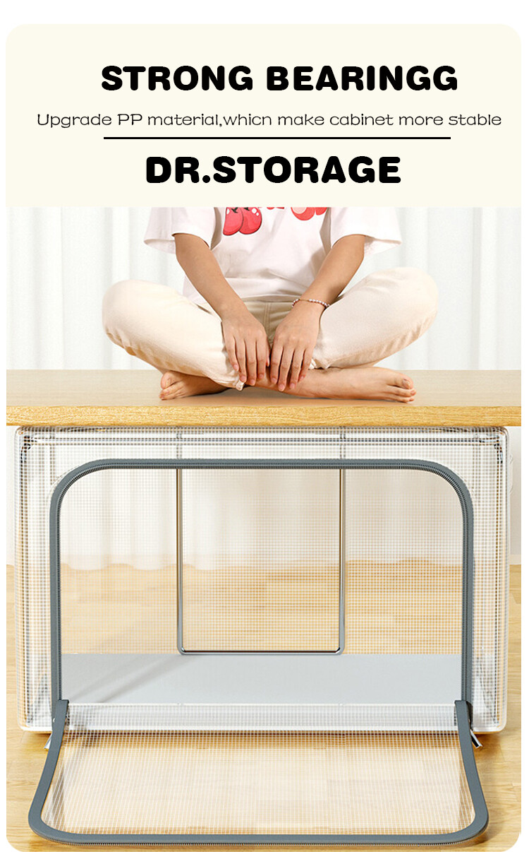 DR.STORAGE Foldable Storage Box, 24L/66L/100L Large Capacity Organizer Container
_voghion.com