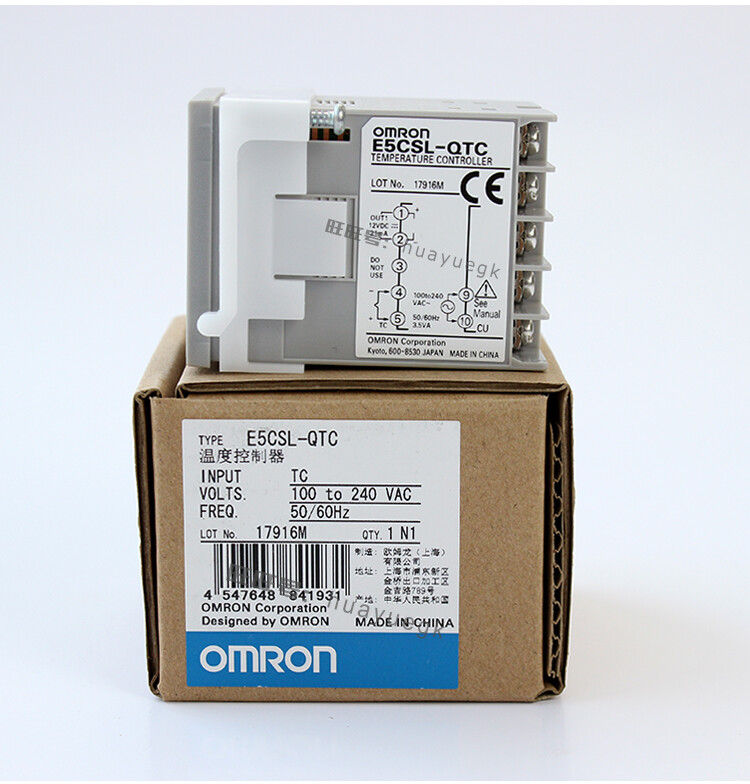 Genuine Omron Temperature Controller E5CWL-R1TC 100-240VAC Open Box ...