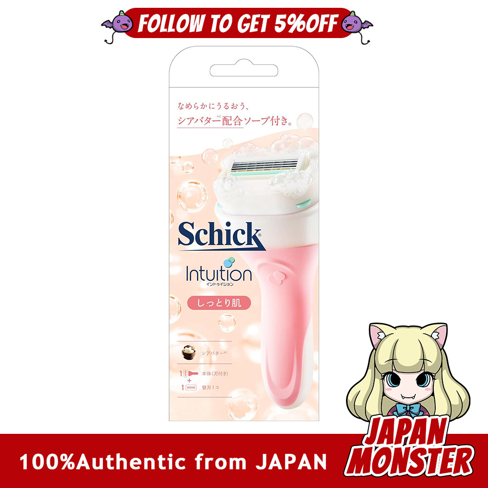Schick Intuition Razor for Women Moist Skin Holder with Blade + 1 Replacement Blade Razor for Women Japan