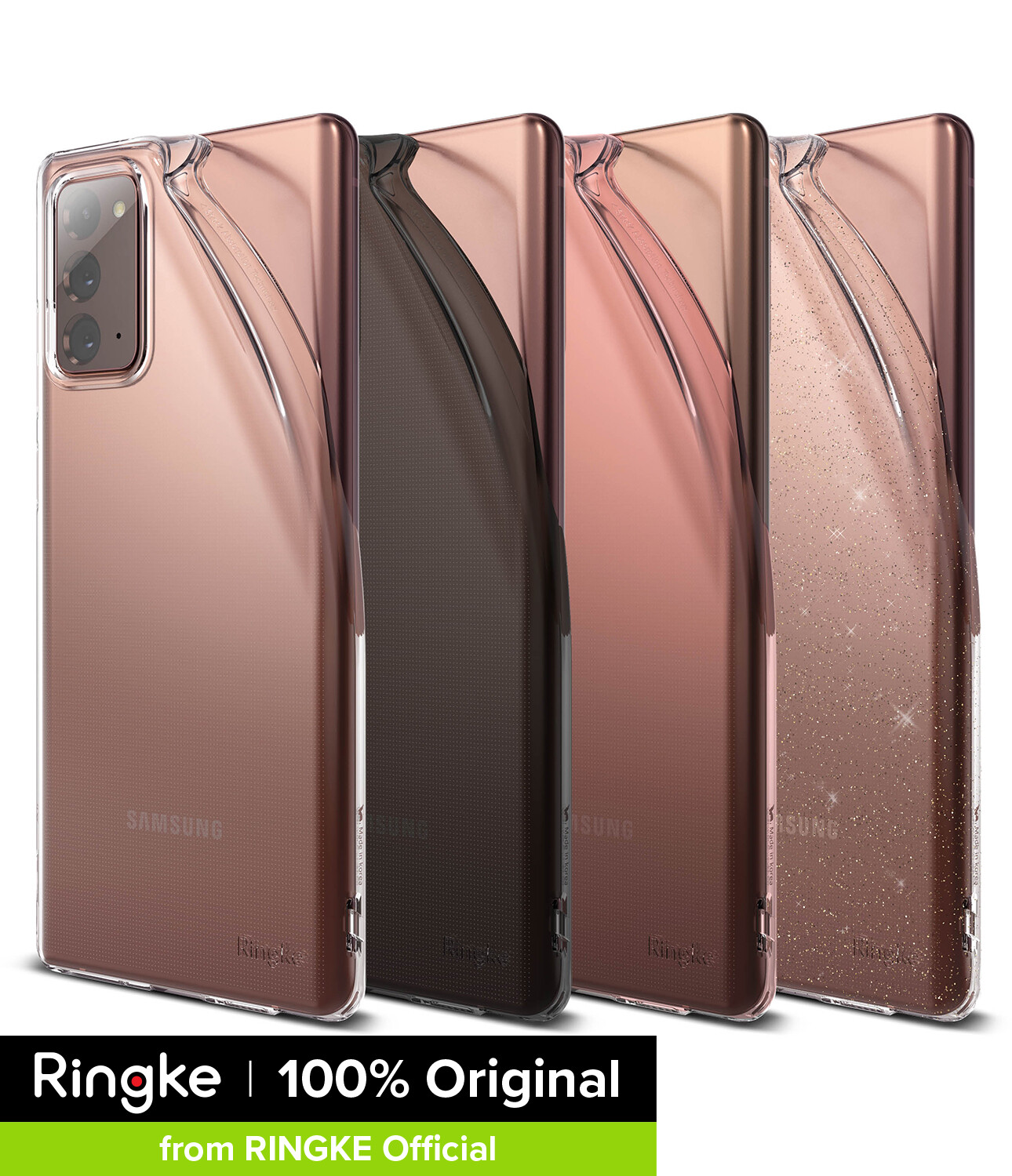 Ringke [không khí] cho Galaxy Note 20 Ốp Chống Xước Màu sắc đa dạng silicon chống sốc hoàn toàn mỏng nhẹ