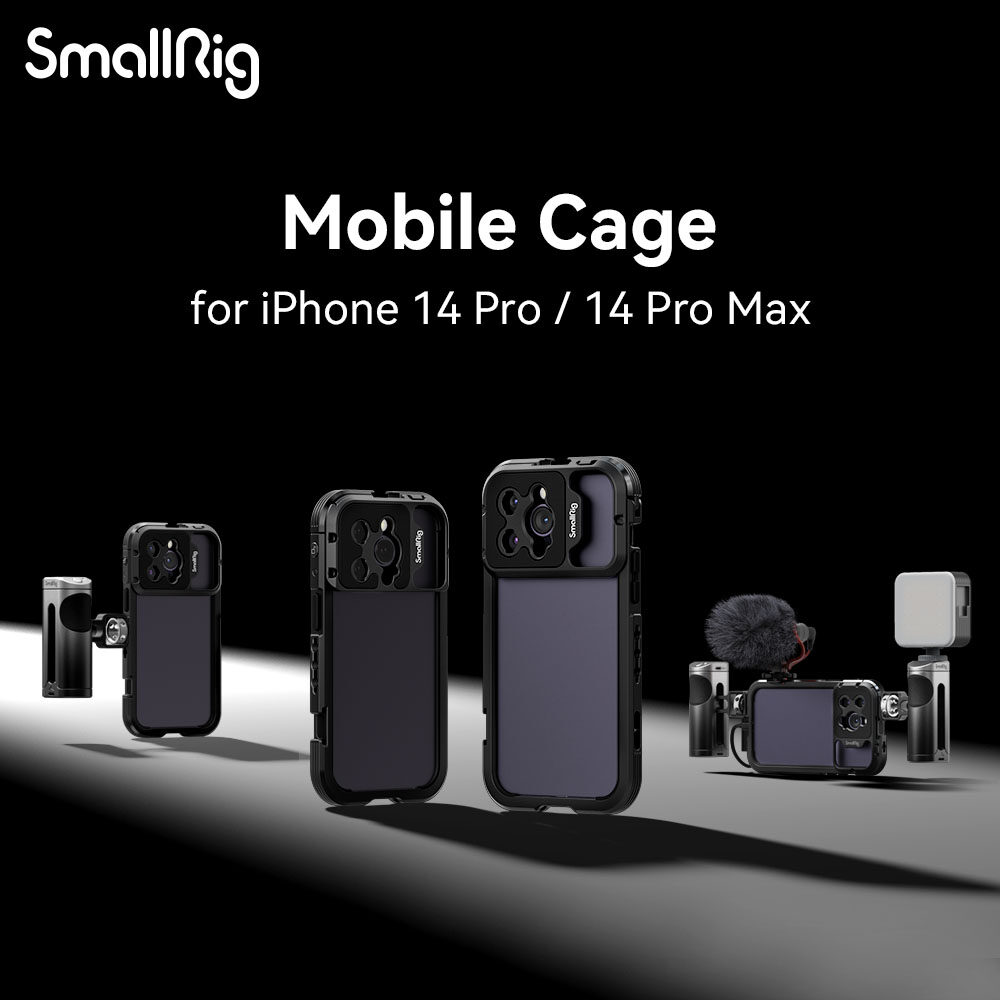 SmallRig Mobile Phone Video Cage Handle Kit for iPhone 14 Pro 14 Pro Max