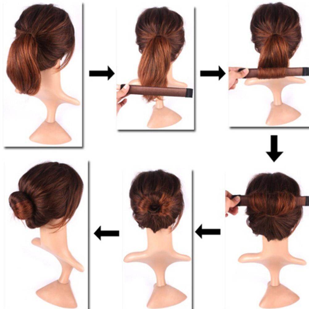 Dingyou 1 Pc Maker Women Girls Kids Magic Hair Styling Donut Bun