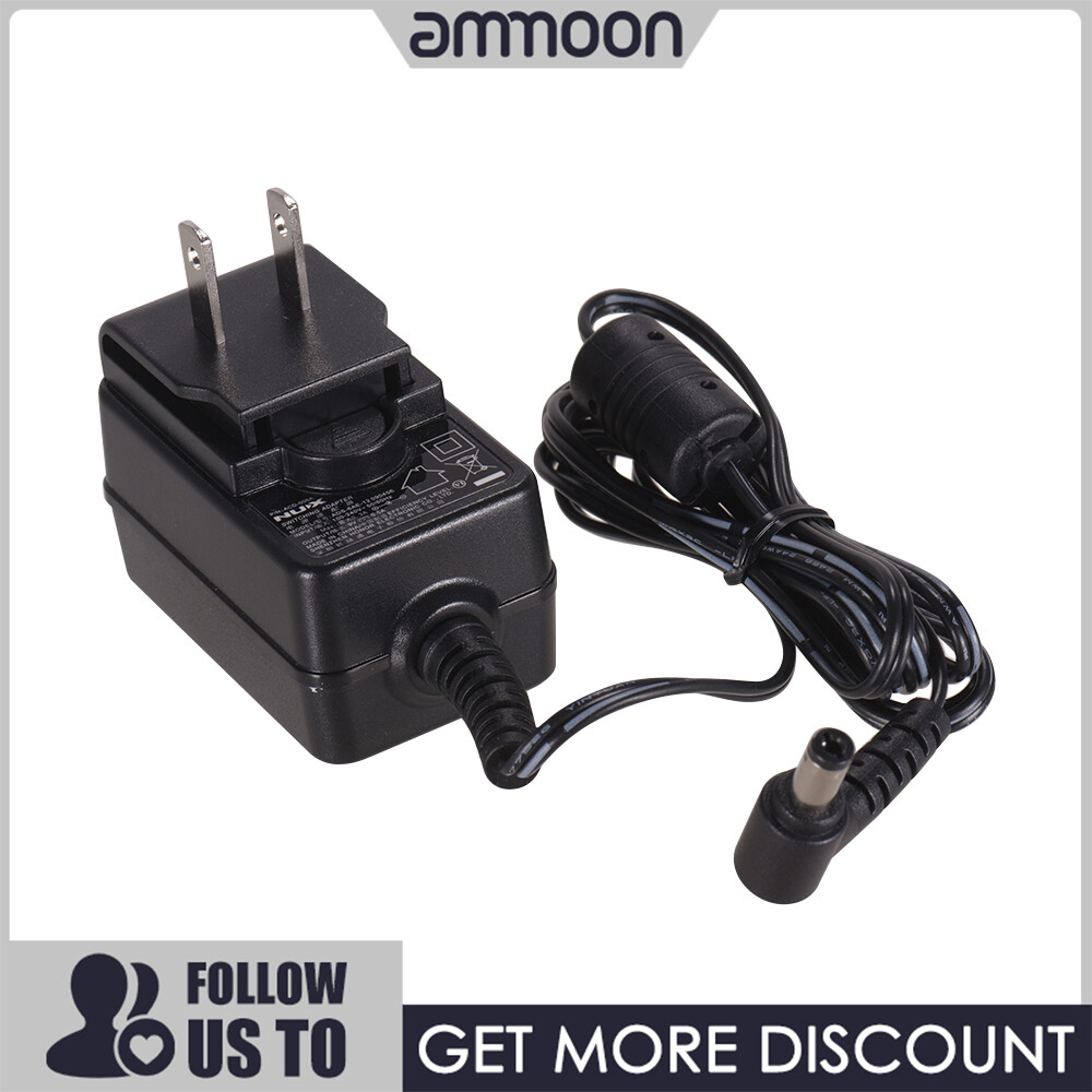[ammoon]quà bí mật Bộ Chuyển Đổi Nguồn AC/DC 9V Bộ Sạc Nguồn Có Dây Cho Bộ Khuếch Đại Guitar Điện Bàn Đạp Guitar Với Vòng Giảm Tiếng Ồn Phích Cắm EU
