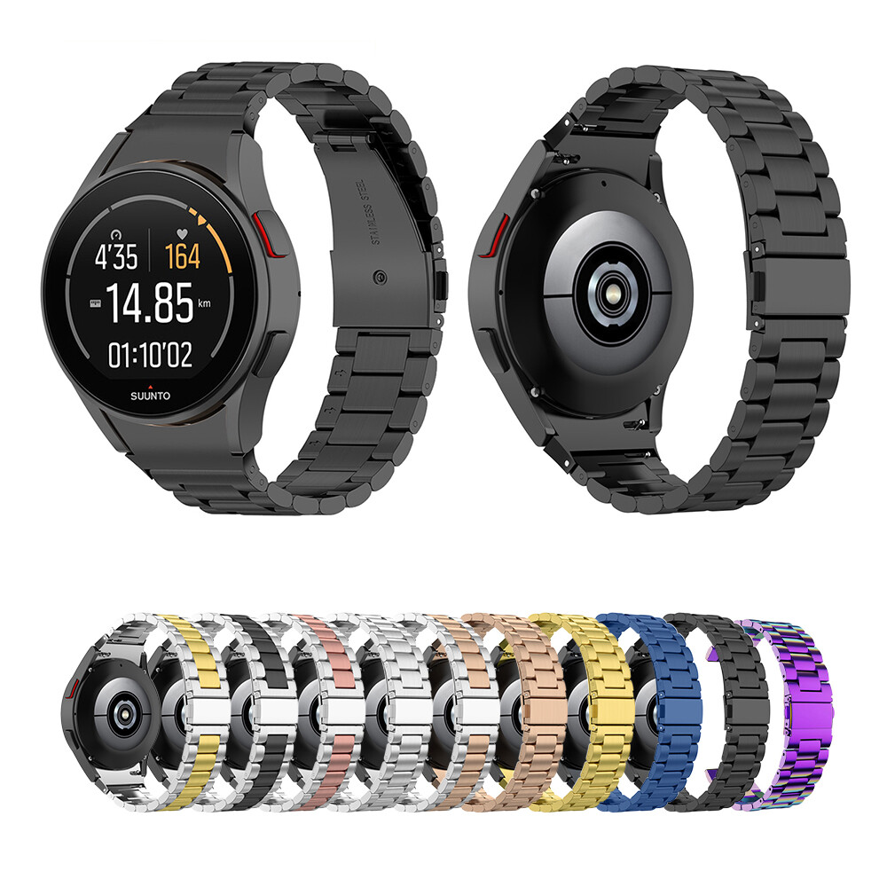 Dây đeo cổ tay bằng kim loại cho Samsung watch4 5 6 Vòng đeo thép không gỉ + đầu nối kim loại dây đồng hồ