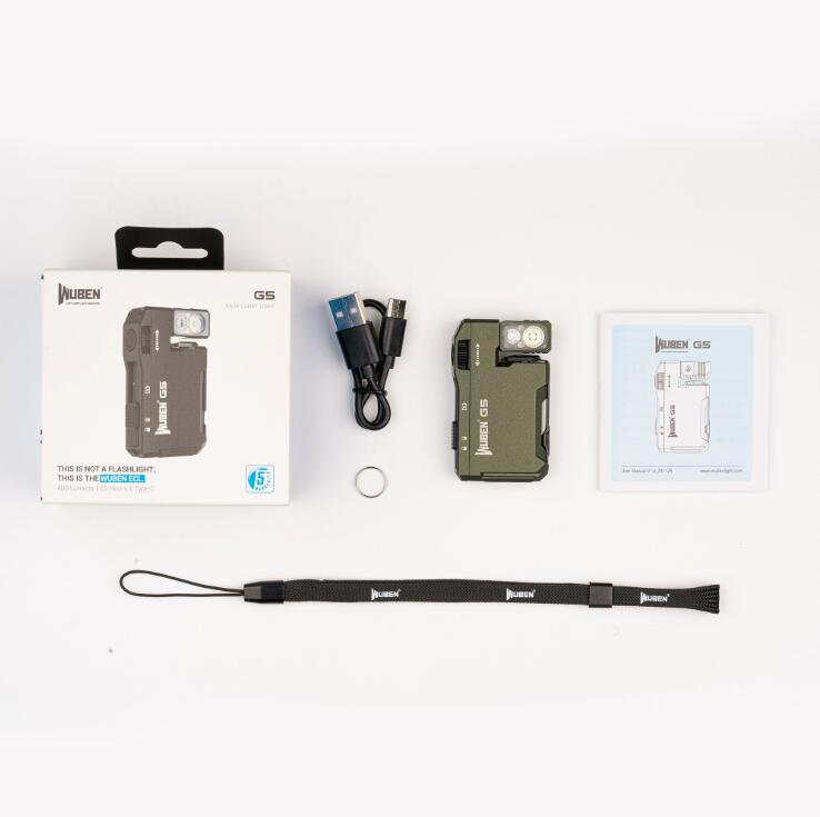 WUBEN G5 Portable Light Magnetic EDC Strong RGB Outdoor Waterproof Flashlight