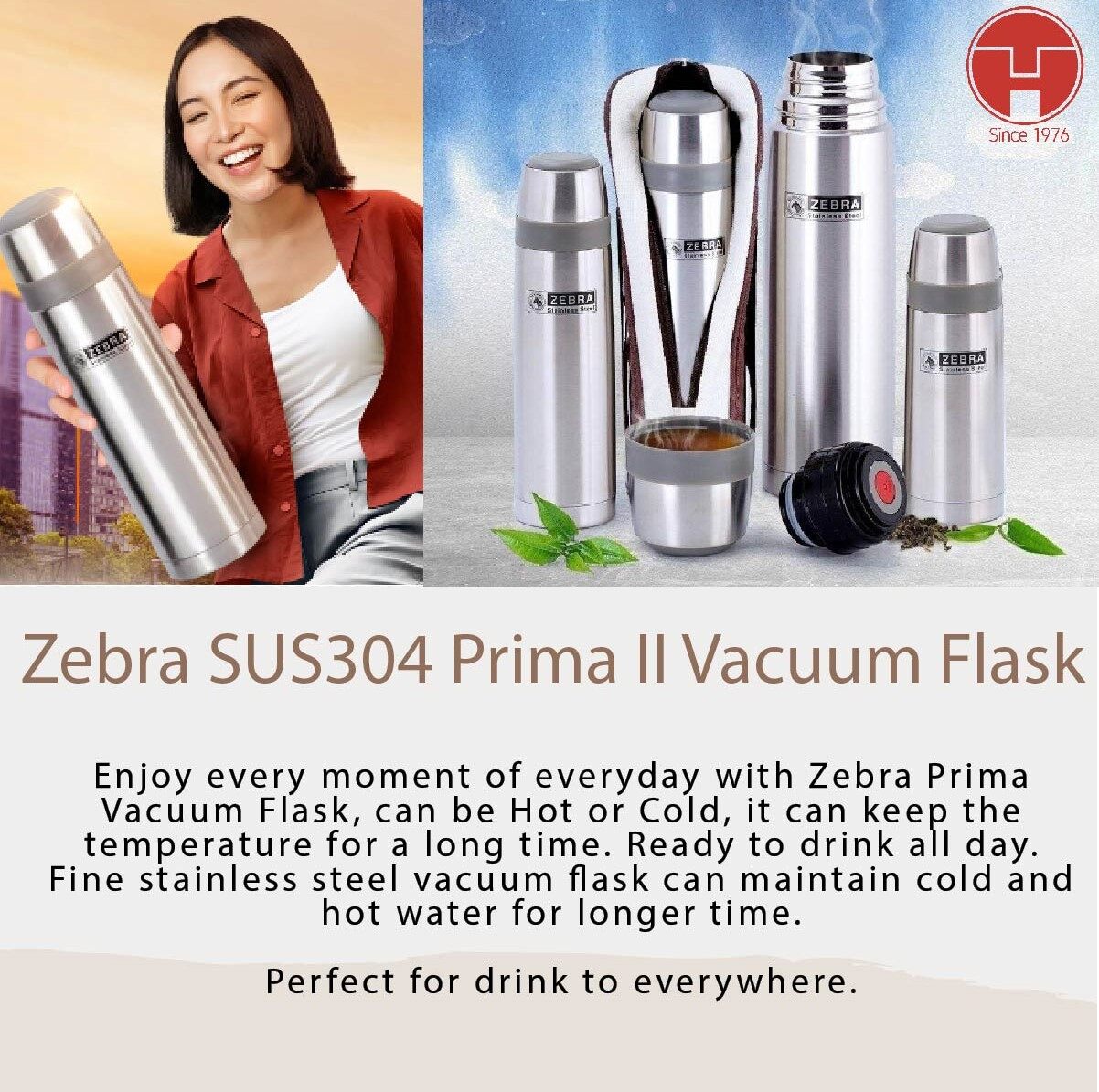 Buy Zebra Vacuum Flask Bag Online at a Better Price Lazada Malaysia