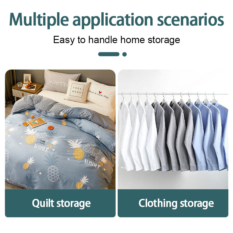 Reusable Vacuum Storage Bag For Clothes And Quilts Foldable_voghion.com