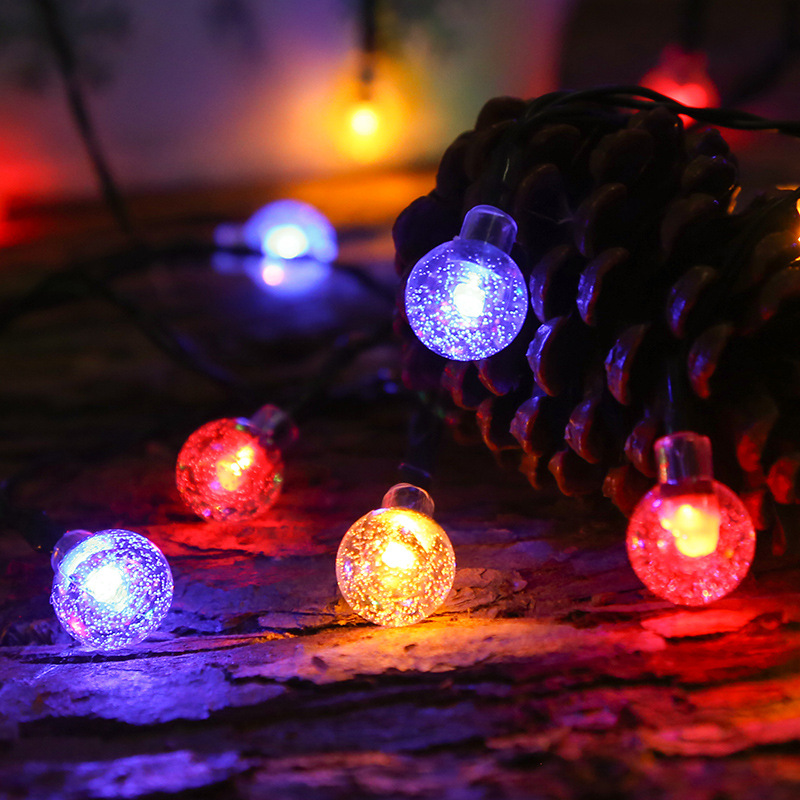LED String Light Solar Fairy Lights 5m 20LED Warm Light Waterproof Outdoor Garden Wedding Decoration Christmas Lamp