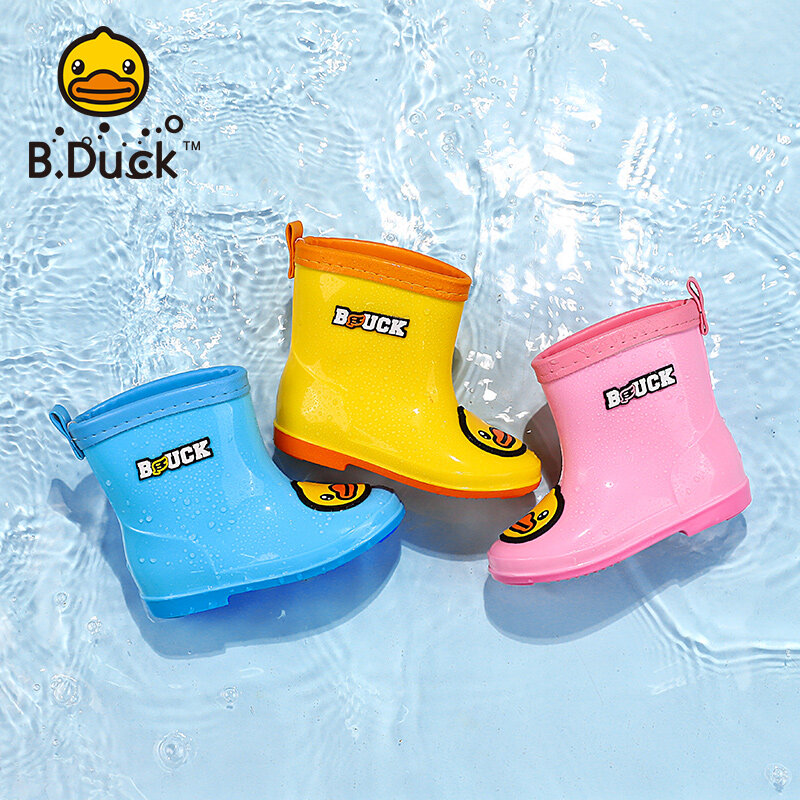 B. Duck Little Yellow Duck Children s Shoes Children s Rain Boots Spring