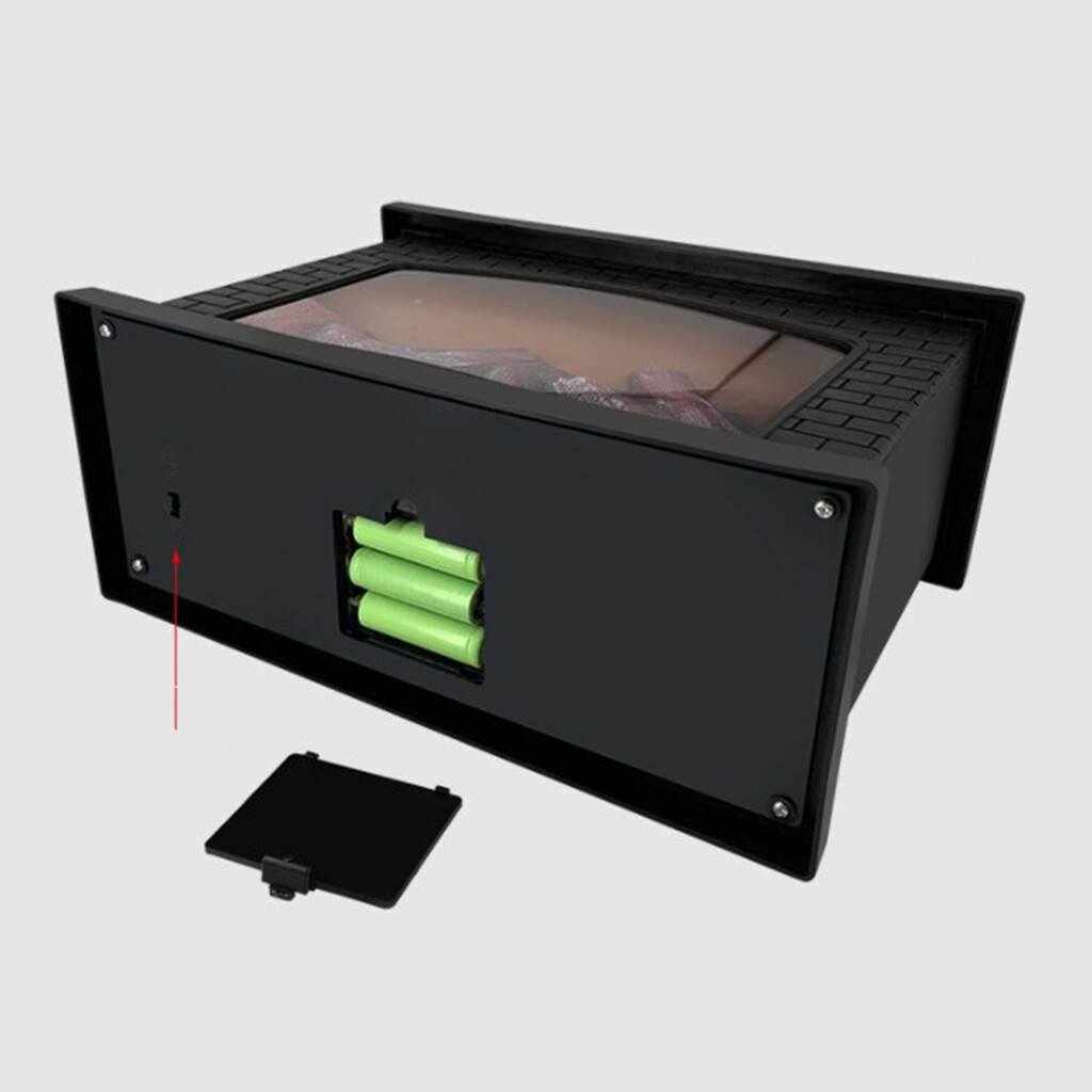 Miusee Đèn Hiệu Ứng Ngọn Lửa Giả Lò Sưởi Sáng Tạo Trang Trí Giáng Sinh Sân Thượng Phòng Ngủ