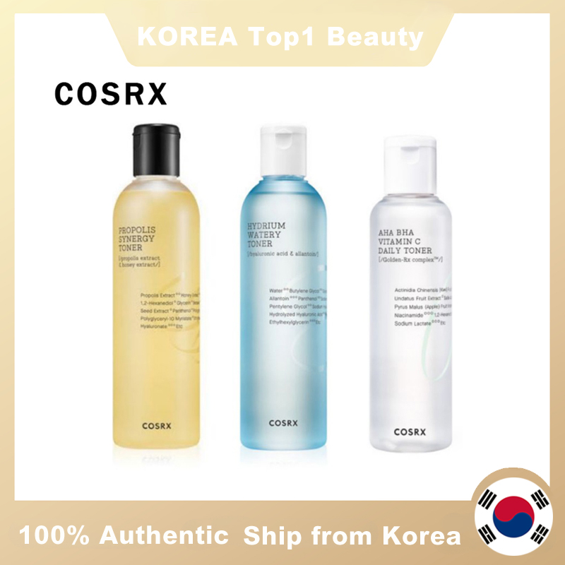 Nước cân bằng dưỡng sáng da COSRX Refresh AHA BHA Vitamin C Daily Toner | Full Fit Propolis Synergy Toner | Hydrium Watery Toner
