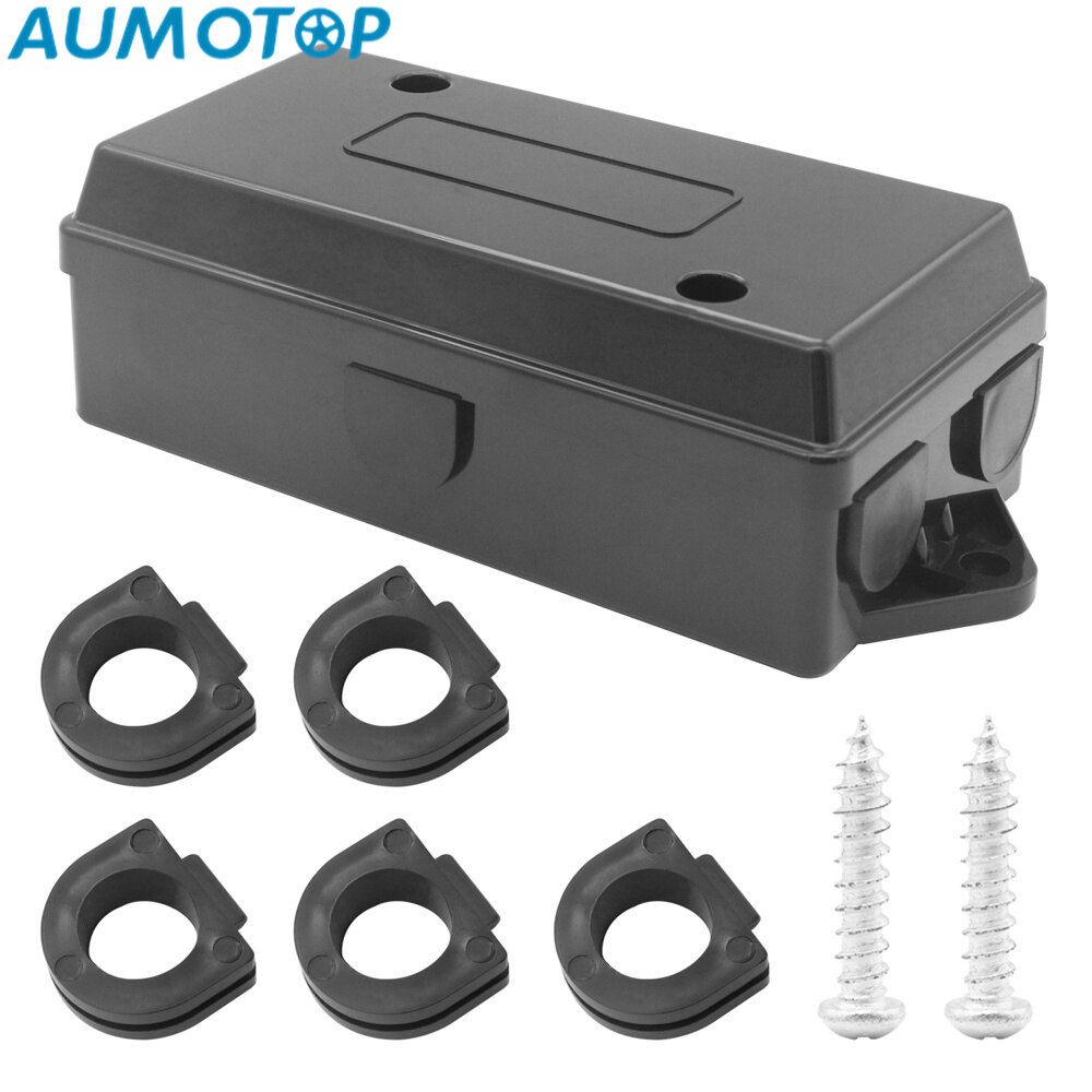 Waterproof and Sturdy 7-Port Junction Box for Trailer Wiring and Accessories