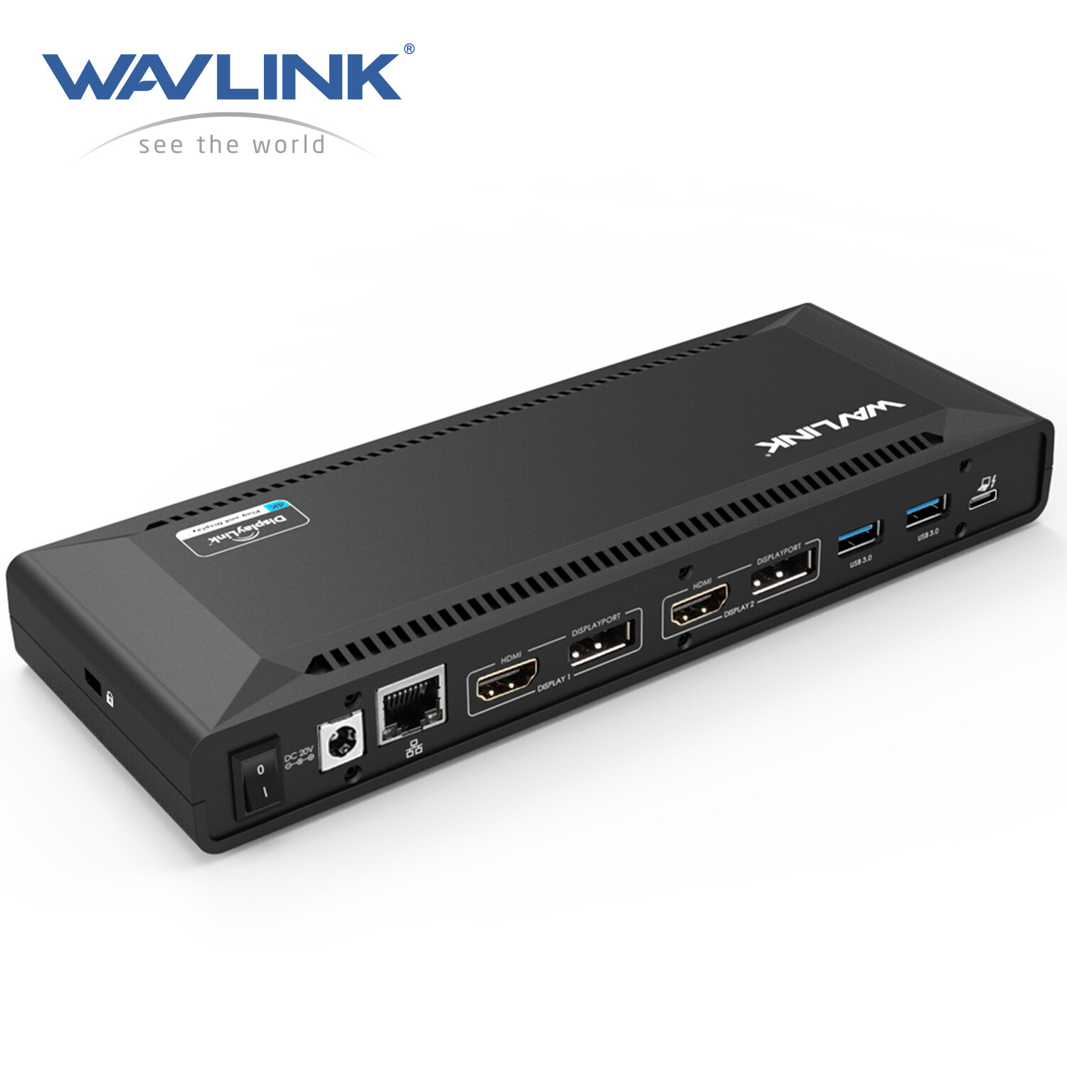 Wavlink USB C Docking Station with Power Delivery, 60W Charging, Dual 4K