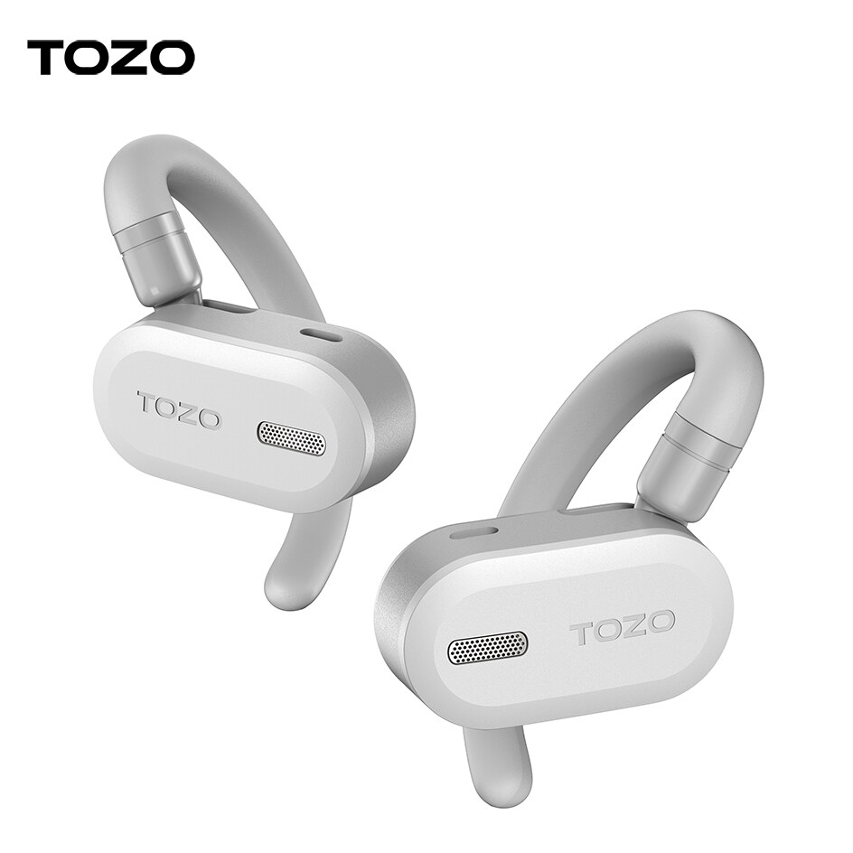 TOZO Open Buds True Wireless Earbuds with Multi-Angle Adjustment, Bluetooth 5.3 Headphones with for Long-Lasting Comfort, Crystal-Clear Calls for Driving