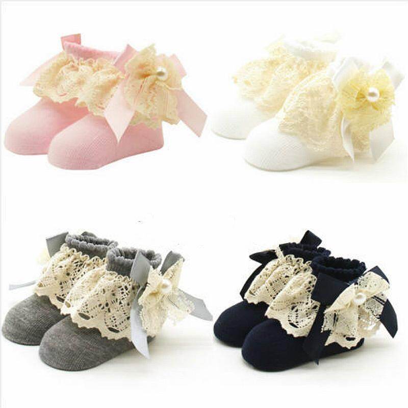 ivory lace socks for toddlers