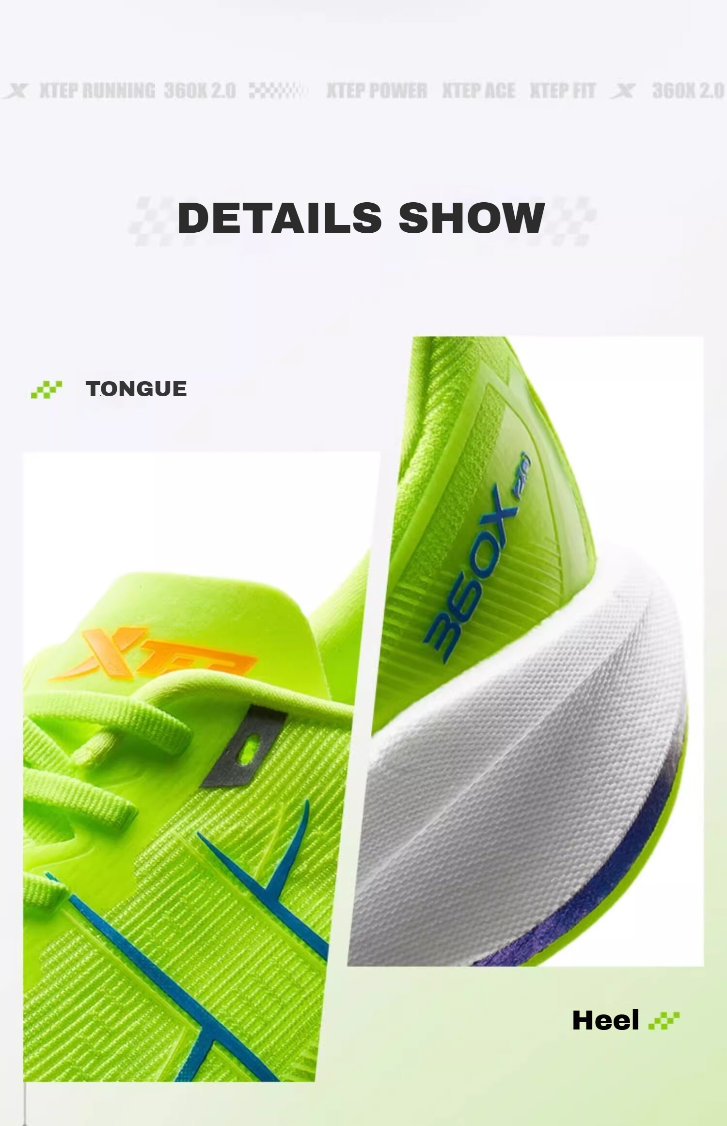 XTEP】360X 2.0丨Kasut larian plat karbon Marathon Running Shoes