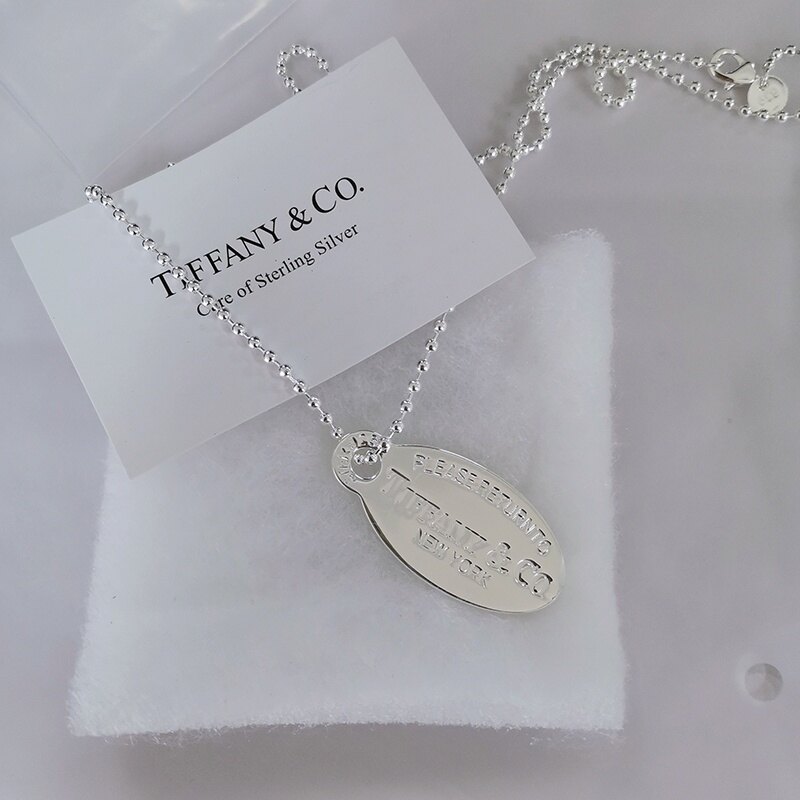 Tiffany \u0026 Co Silver Heart Necklace For 
