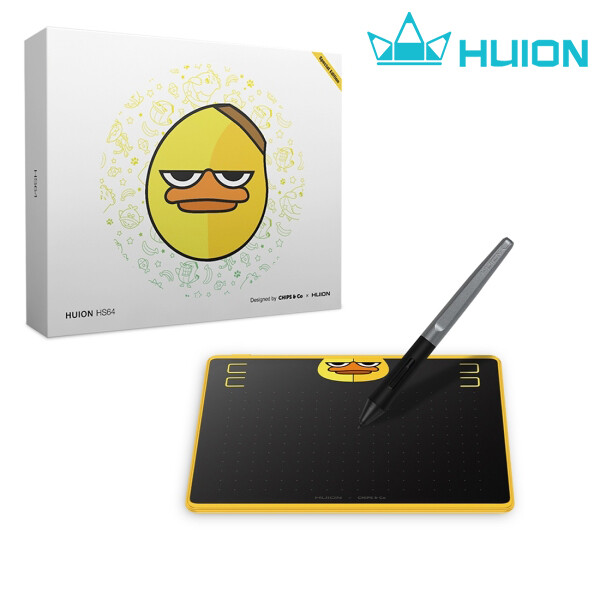 Chip HUION HS64 Phiên Bản Đặc Biệt 5080 Máy Tính Bảng Vẽ Nghệ Thuật LPI Với Bút Miễn Phí Cho Vui