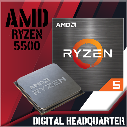 Ryzen 5 5500 6 Core 12 Threads High Performance Gaming Cpu - Am4