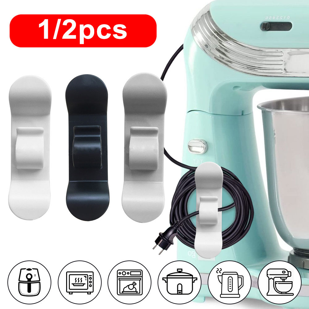 2 cái dụng cụ sắp xếp dây điện nhà bếp dụng cụ giữ dây cáp gọn gàng dụng cụ giữ dây điện thông dụng không bị rối xung quanh để quản lý bọc thiết bị