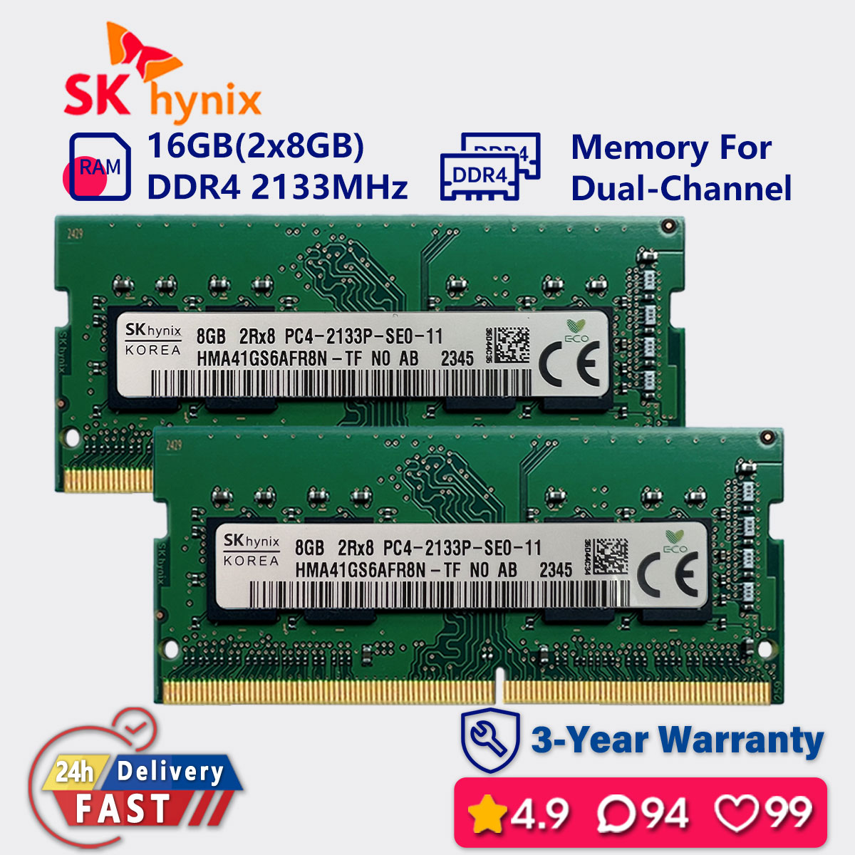Shop 32gb Hynix Ddr4 at Better Price Online | Lazada Singapore