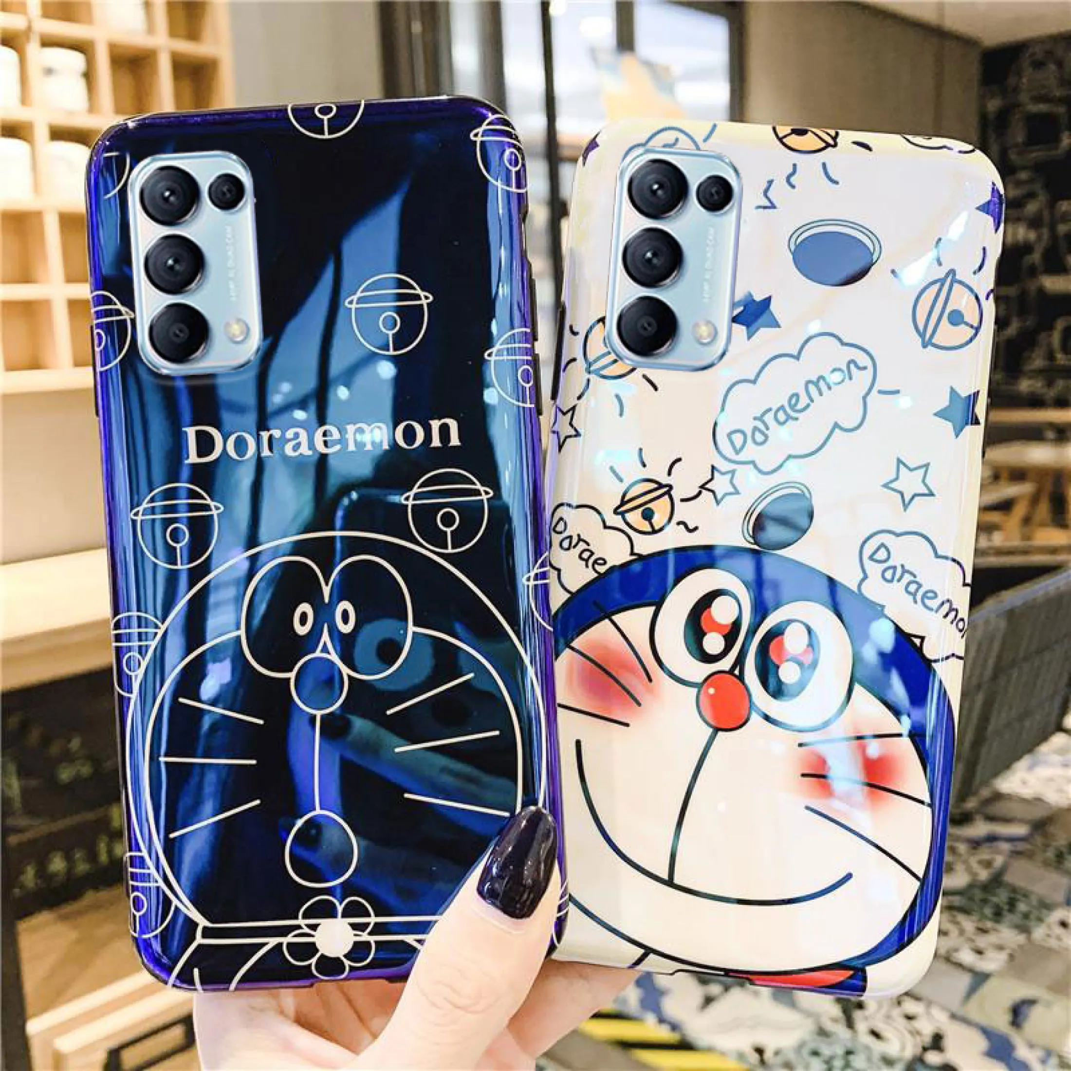 Casing Hp Doraemon Lucu Oppo Hp Oppo Reno 5 Kucing Kartun Pelindung Lembut Reno5 Blue Ray Bersinar Lazada Indonesia