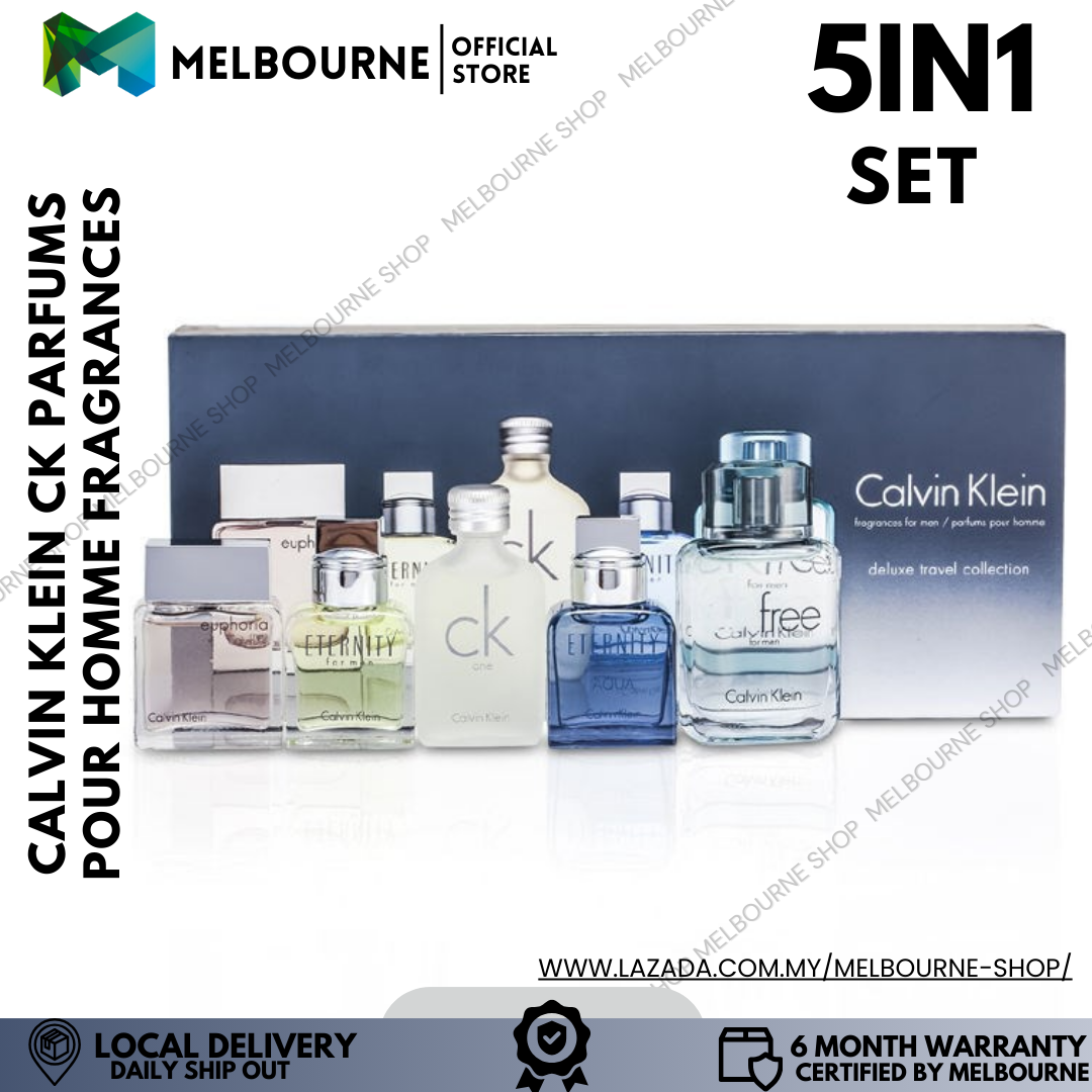 CALVIN KLEIN CK PARFUMS POUR HOMME FRAGRANCES Travel Collection