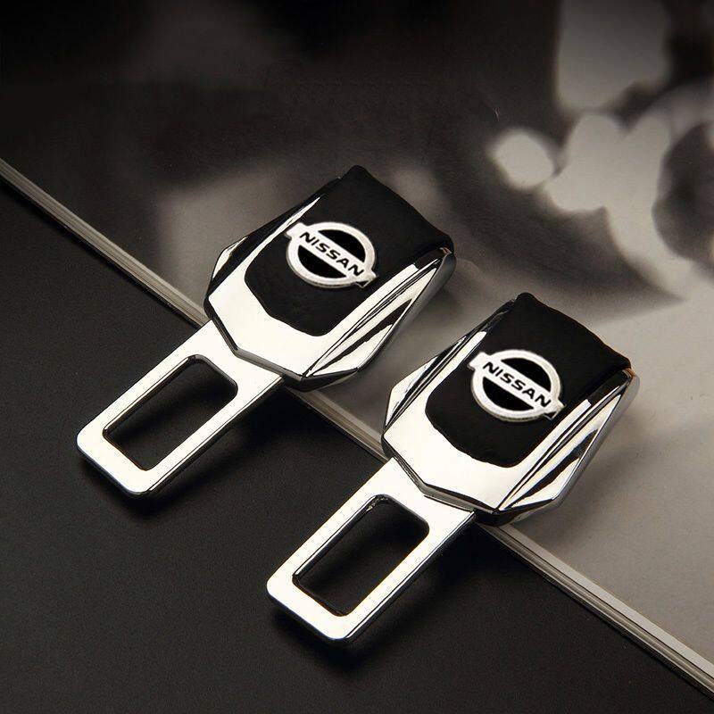 2Pcs/1Pc Universal Car Zinc Alloy Car Seat Belt Safety Belt Clip Car Seat Belt Extension Seat belt buckle For NISSAN X-TRAIL QASHQAI LIVINA GENISS SYLPHY TIIDA TEANA ราคา 53 บาท*ส่งฟรี
