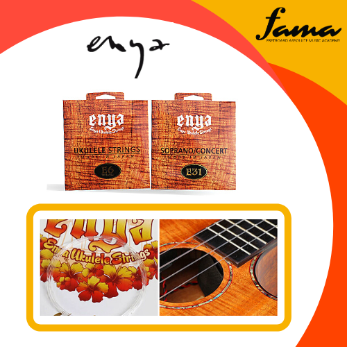 [FAMA][READY STOCK]Enya E6 High Polymer Carbon Fiber Ukulele Strings For 21 23 26 Inch Ukulele - Jenama Enya Harga 68 Ringgit*Penghantaran Percuma