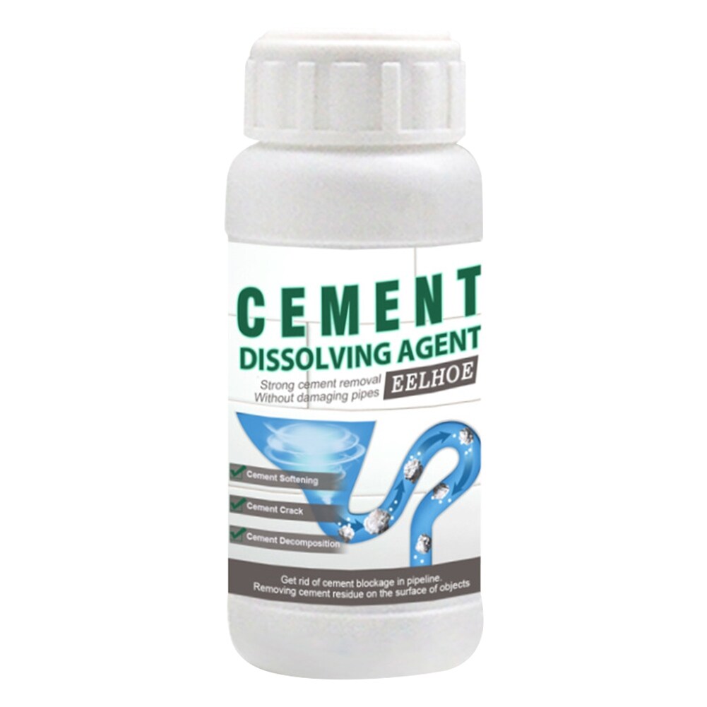 Gambar Wall Corner Practical Drain Cleaner Cement Dissolving Agent Ceramic Tile Toilet Pipeline Dustproof Multifunction Stain Removal