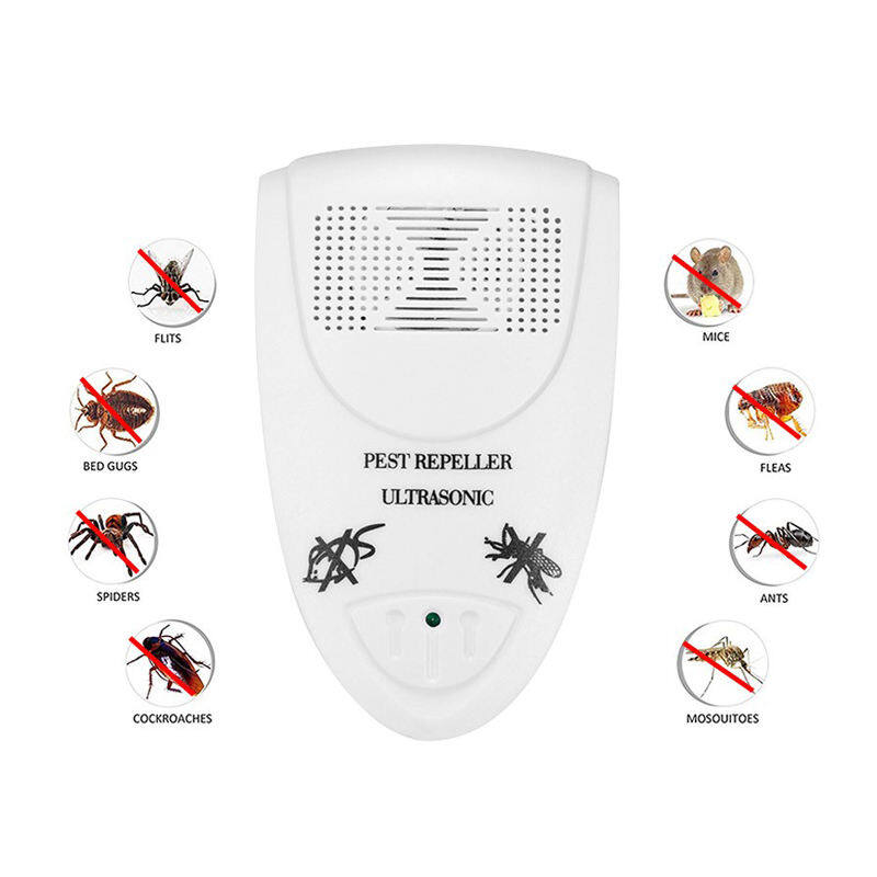 Electronic Anti Rat Mouse Repellent Mice Mosquito Killer Pest Control Ultrasonic UK US EU Plug Pest Repeller ราคา 183 บาท*ส่งฟรี