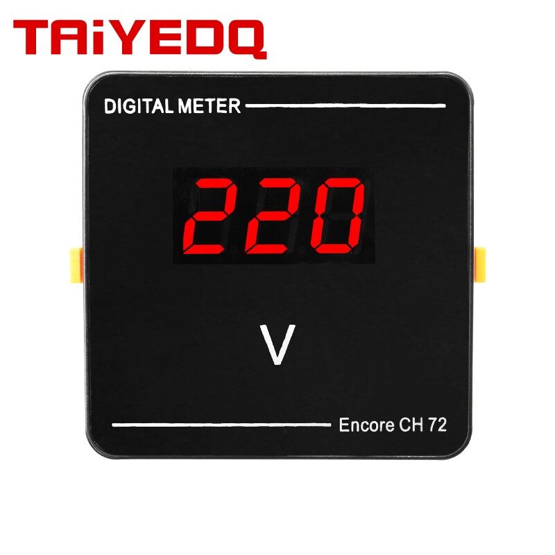 Vôn kế ac 50-500v vôn kế màn hình led kỹ thuật số ch72 0.56 inch
