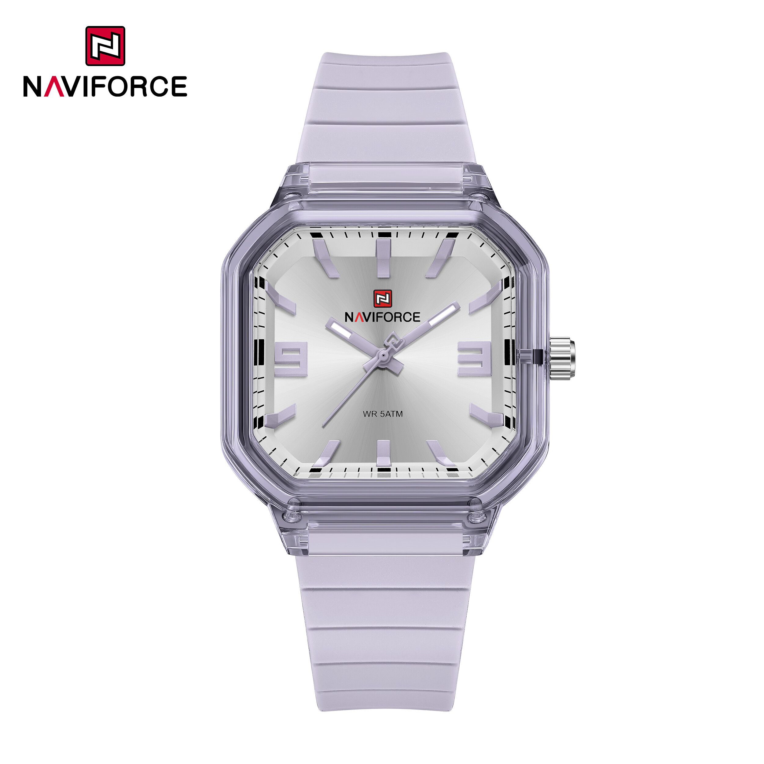 NAVIFORCE Original Women's Quartz Watch Simple Dial Luminous Brand New women watch 50m Waterproof Lady's Girl's Outdoor Casual Fashion Watches NF6108 ราคา 712 บาท*ส่งฟรี