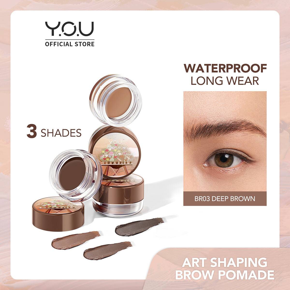 Gambar YOU Colorland Art Shaping Brow Pomade