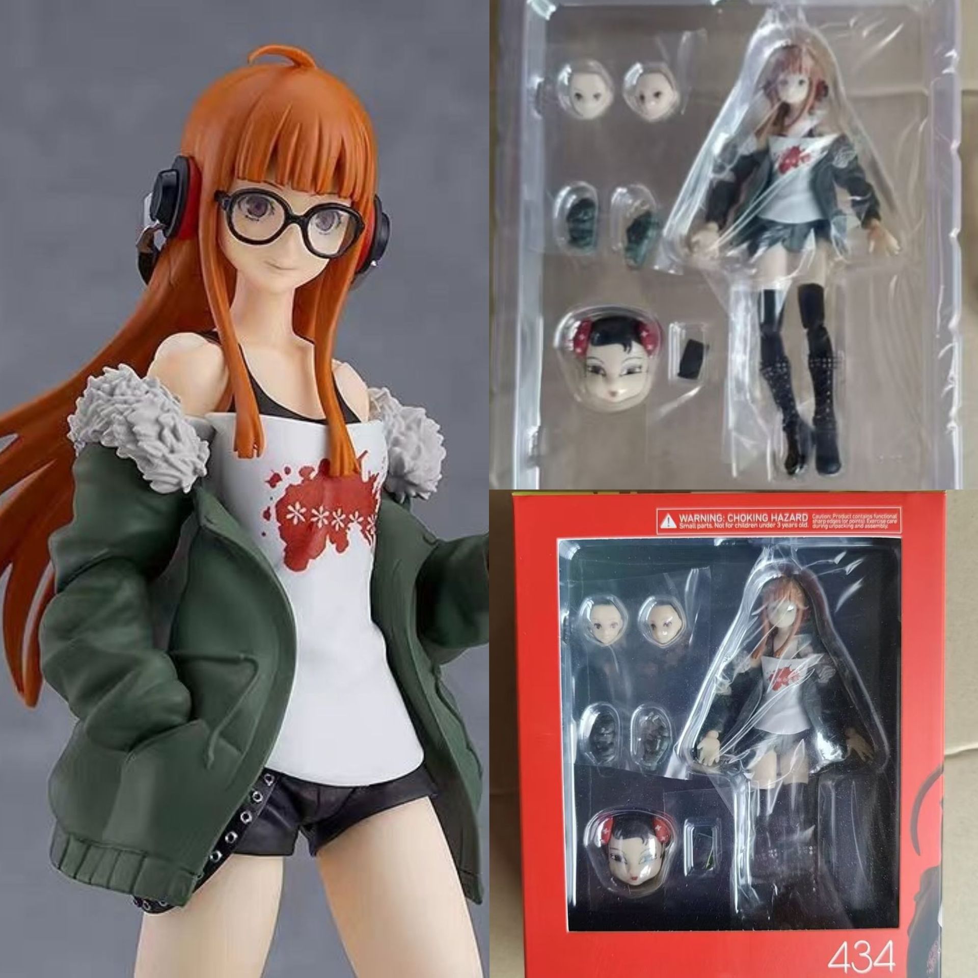 Spot Goods figma 434 Goddess 5 P5 Sakura Shuoye Glasses Girl Edition deluxe Manual Model Harga  142 Ringgit*Penghantaran Percuma