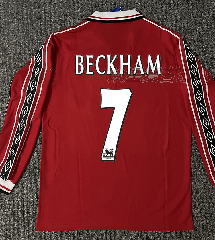 07/08Classic 98/99 Triple Crown home Beckham No. 7 C Ronaldo Giggs11 Keane16 Solskjaer20 Rooney 10 n