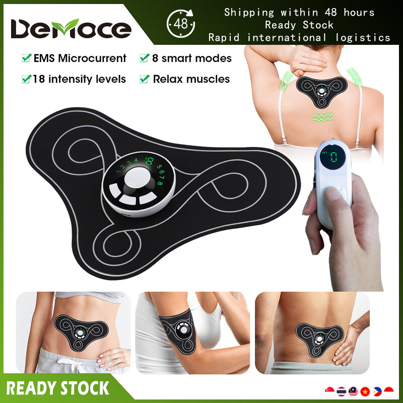 Democe máy mát xa cổ tử cung miếng dán lõi cơ bụng ems mát xa xung máy mát xa vai cổ eo lưng tay chân