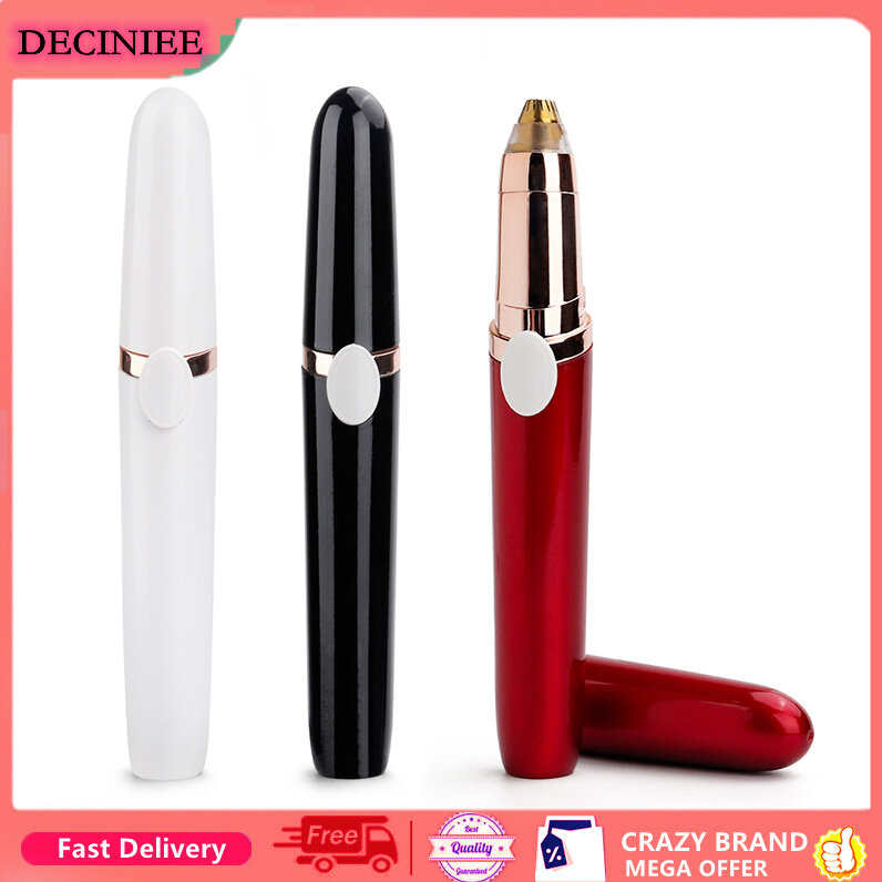 Deciniee 3 Màu Sắc tông đơ điện cắt tỉa lông mày Trang Điểm Không Đau lông mày Máy Cạo Lông Xách Tay Mini Máy Cạo Râu Dao Cạo Râu Máy tẩy lông cho nữ Trên Khuôn Mặt