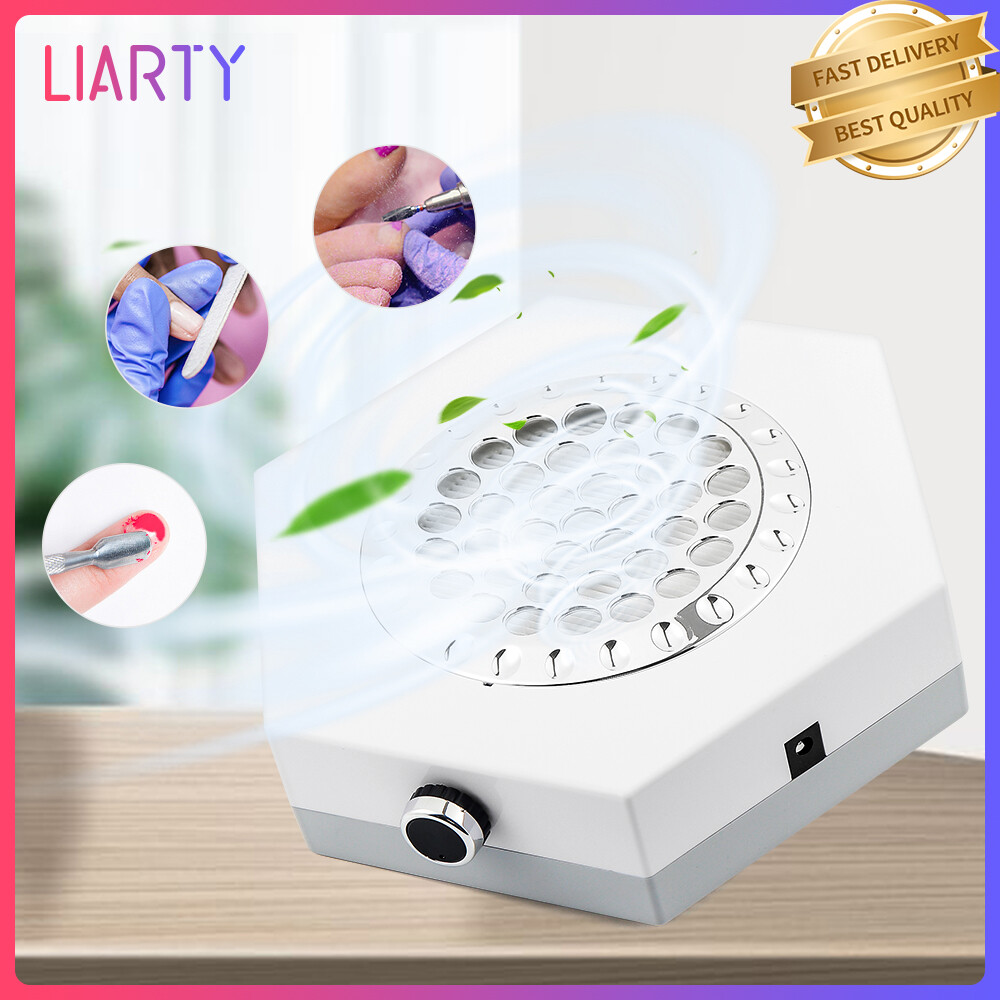 Gambar LIARTY Nail Vacuum Cleaner Quick Cleaning Strong Suction Adjustable speed Nail Dust Collector
