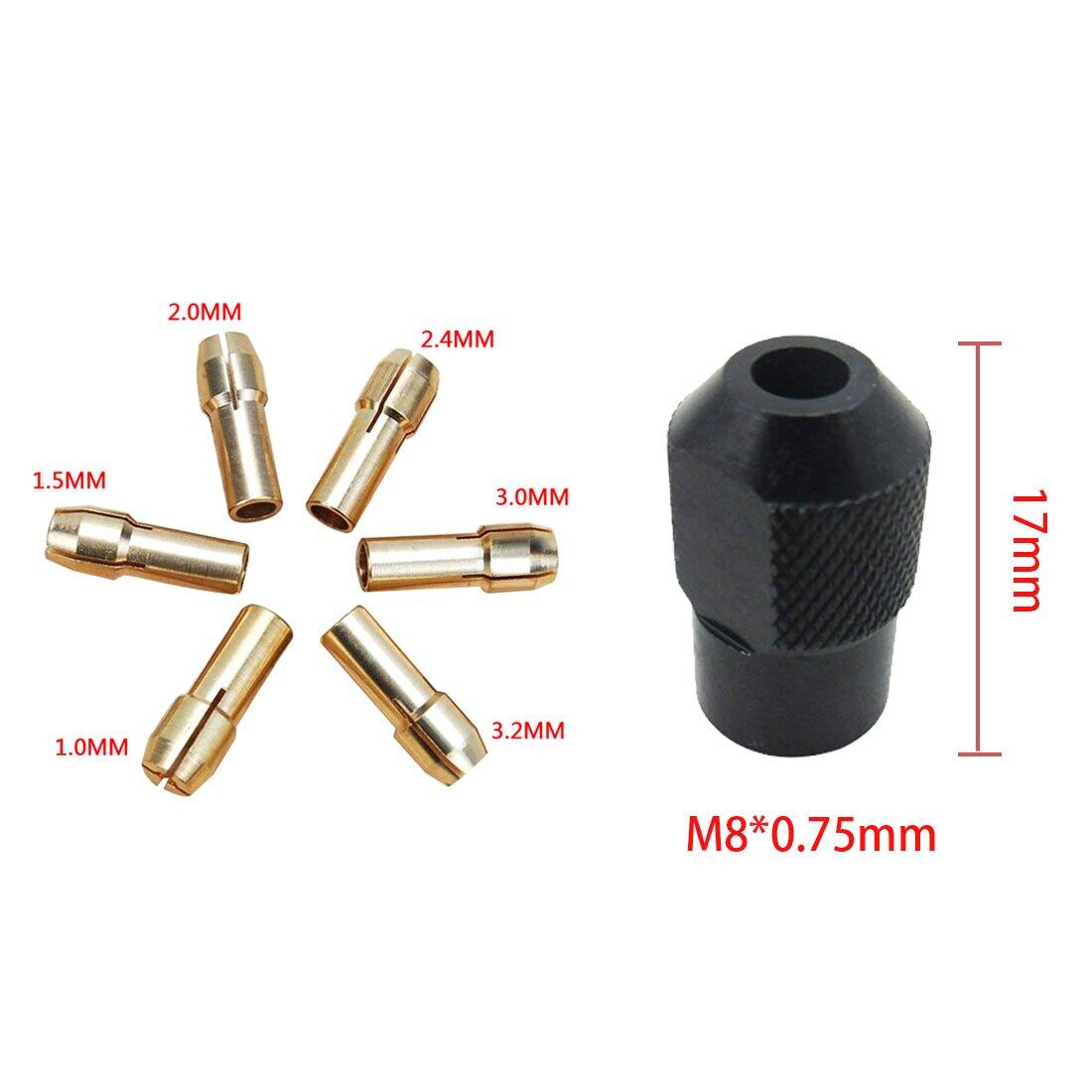 Mini Drill 11pcs//Set Power Tool Brass Collet Chuck Dremel Rotary Tool Drilling M