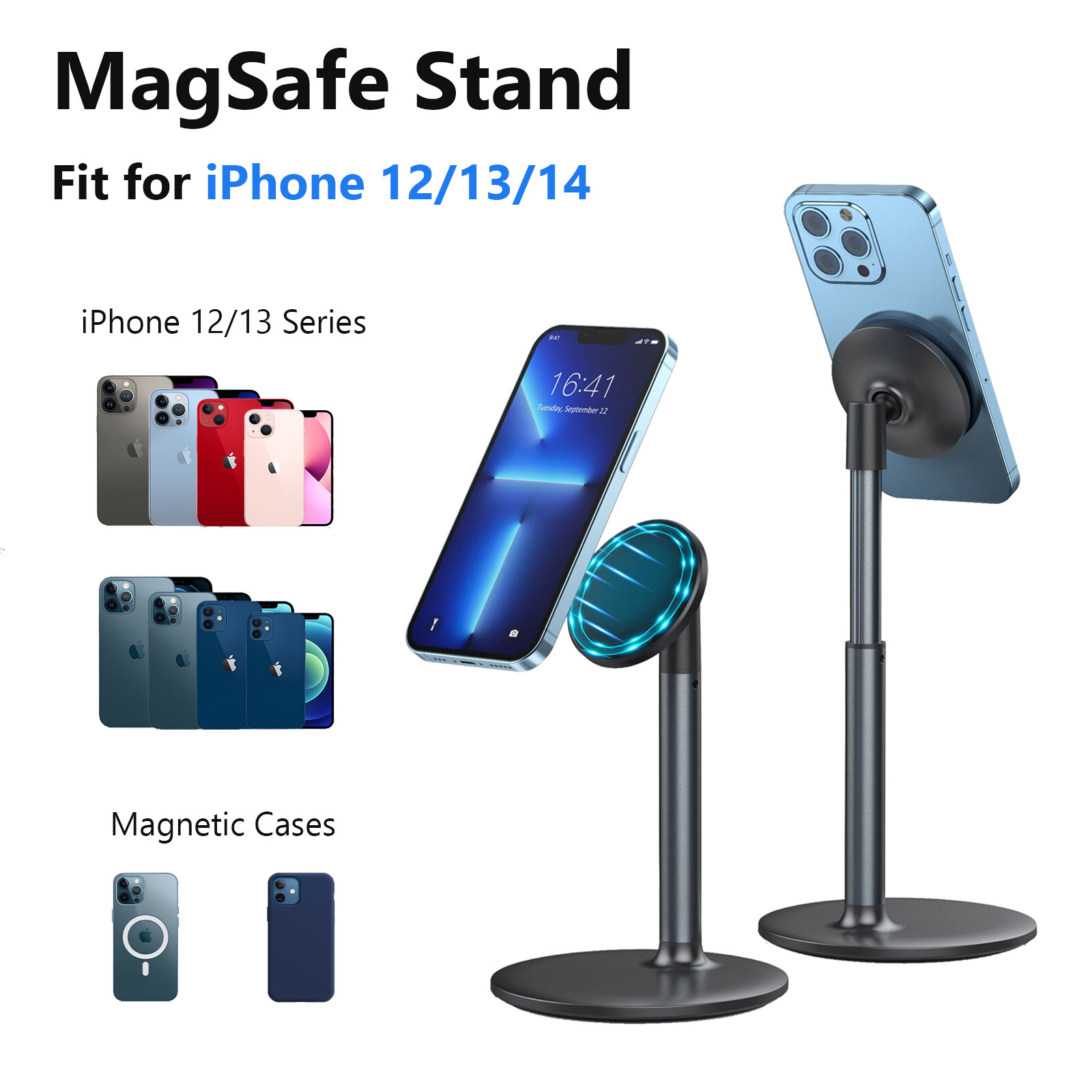 Denk giá đỡ điện thoại magsafe giá đỡ điện thoại quay video trực tiếp giá đỡ từ tính cho iphone 12/13
